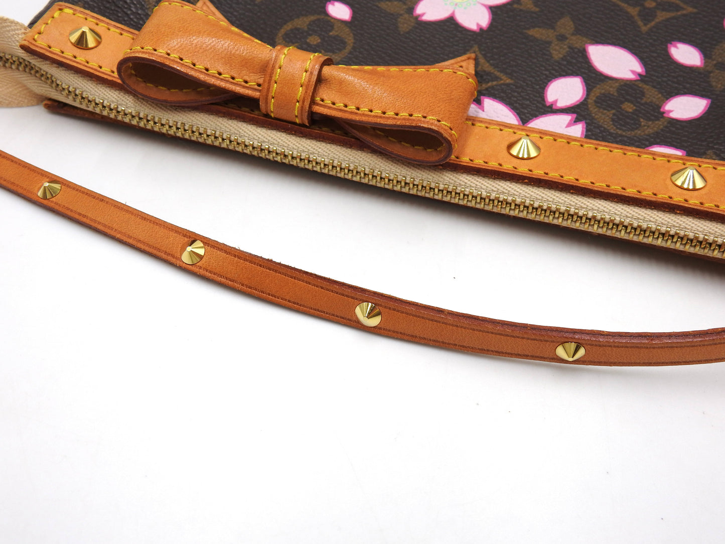LOUIS VUITTON Monogram Cherry Blossom Pochette Accessories M92006