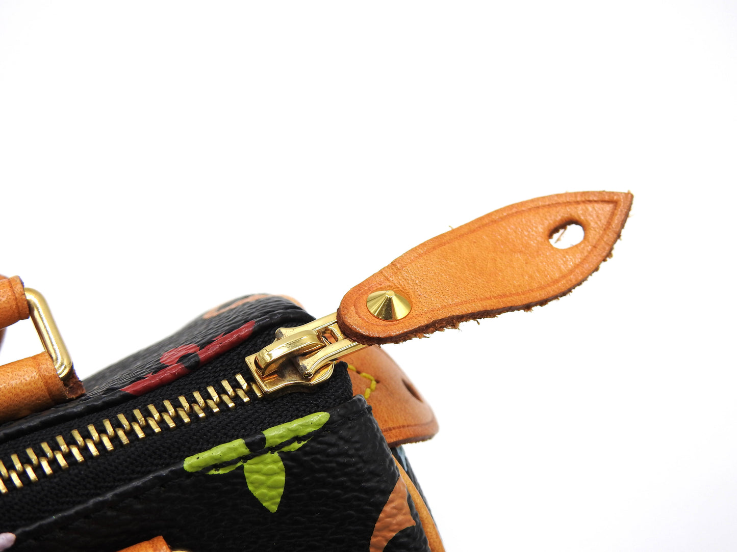 LOUIS VUITTON Monogram Mini Speedy Hand Bag Multicolor Noir Black M92644