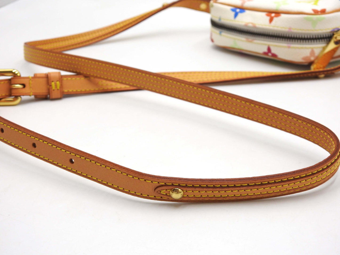 LOUIS VUITTON Monogram Multicolor Rift Shoulder Bag Bron White M40055