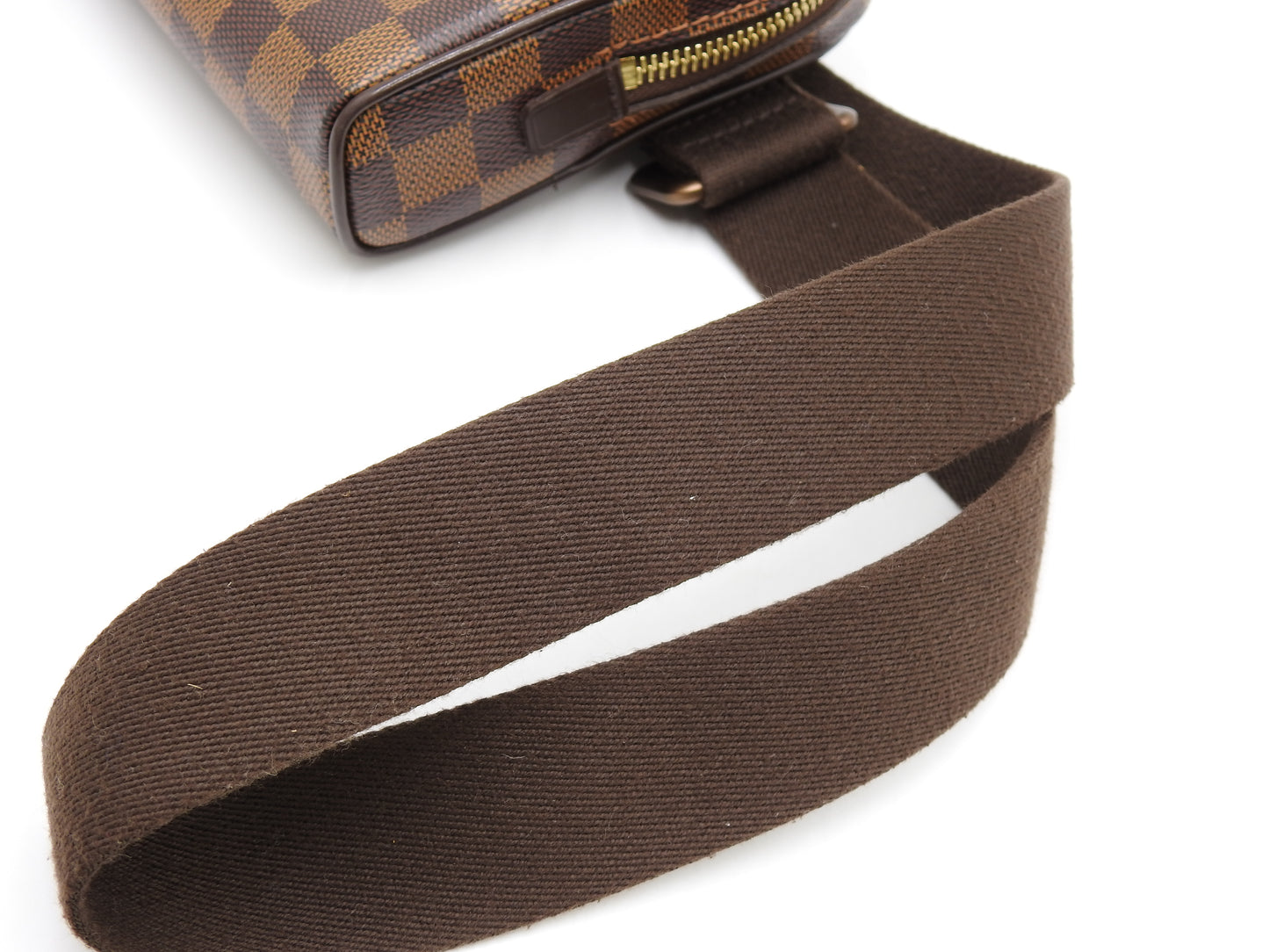 LOUIS VUITTON Bumbag Brooklyn Waist Body Belt Bag Damier Ebene N41101