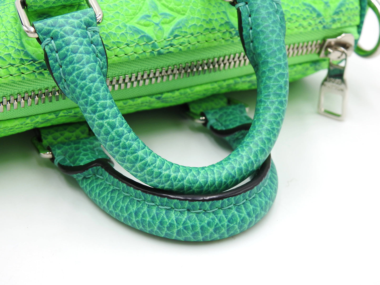 LOUIS VUITTON Keepall XS Shoulder Hand Bag Monogram Illusion Green M59691