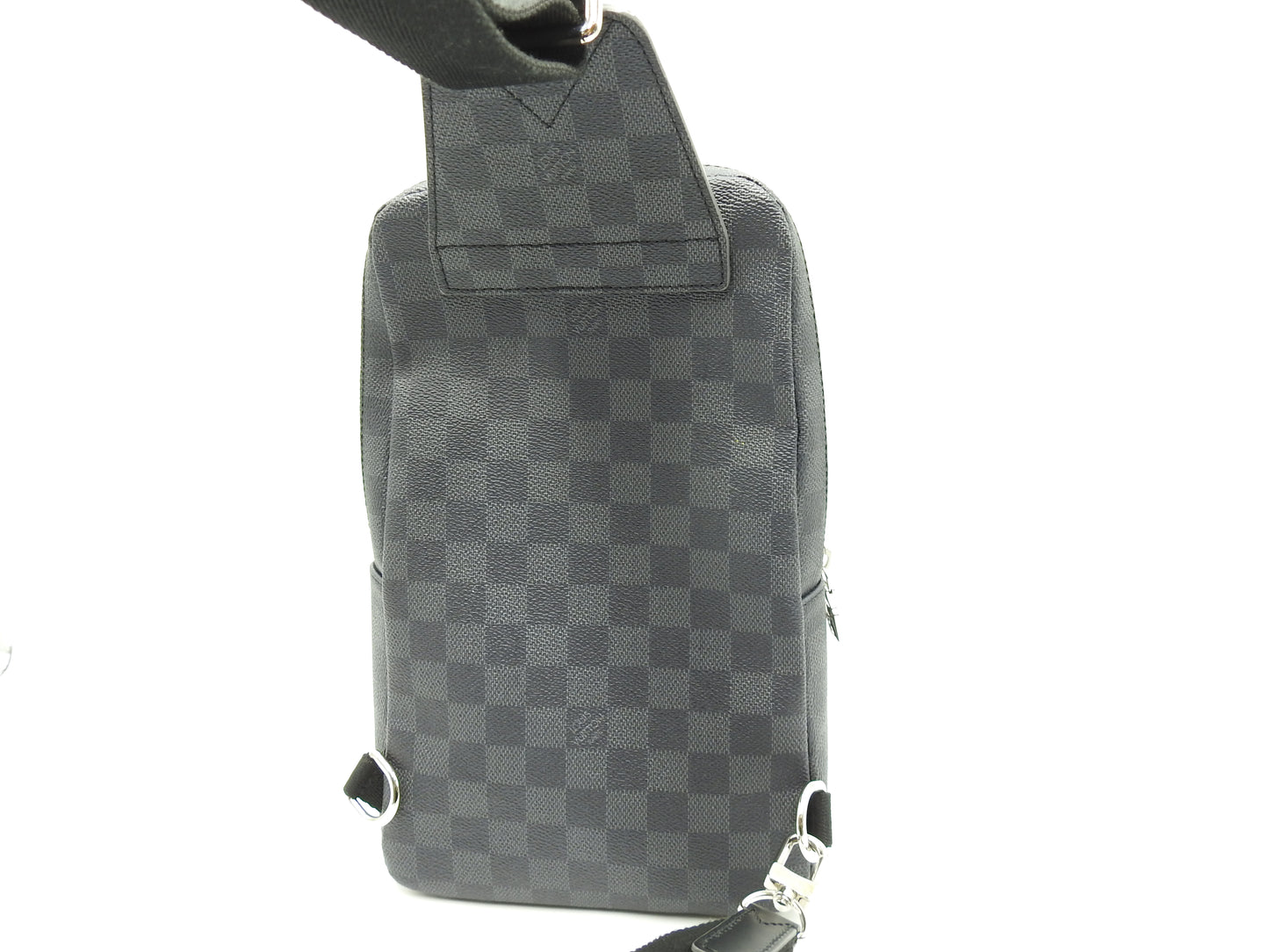 LOUIS VUITTON Damier Graphite LV Logo Avenue Sling Bag N40274
