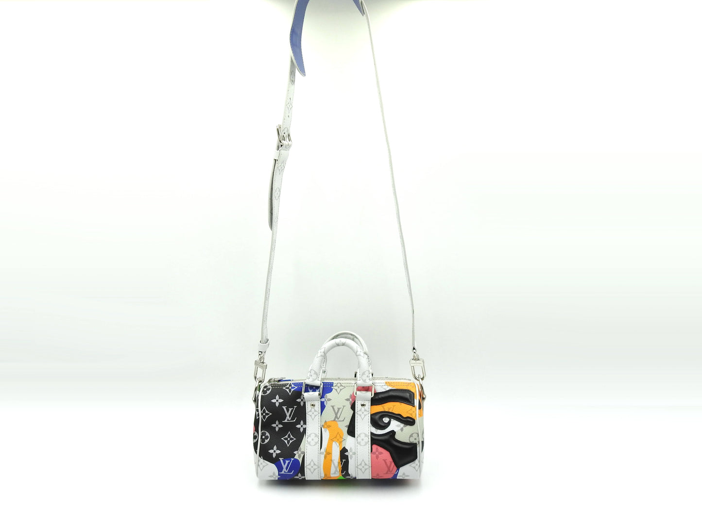 LOUIS VUITTON Monogram LV Portrait Keepall Bandouliere 25 2way Bag M46701