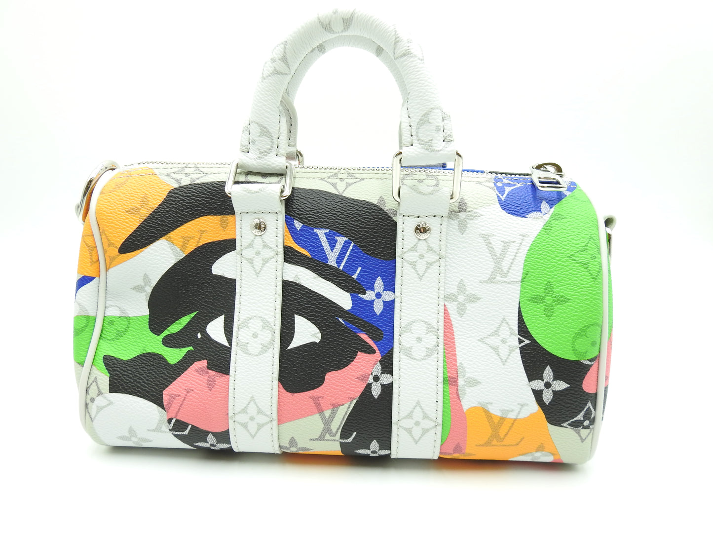 LOUIS VUITTON Monogram LV Portrait Keepall Bandouliere 25 2way Bag M46701